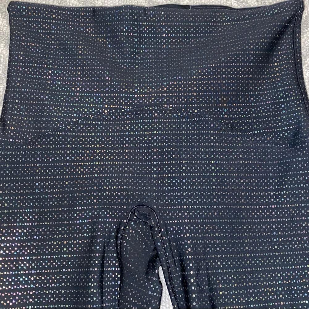 SPANX Black Iridescent Leggings - Picture 3 of 11